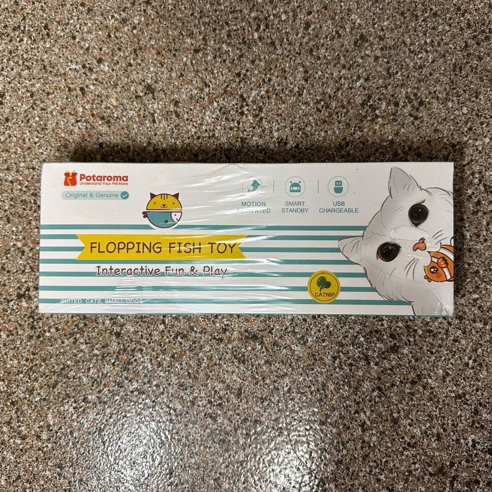 Flopping Fish Cat Toy by Potaroma - Unopened Amazon Return